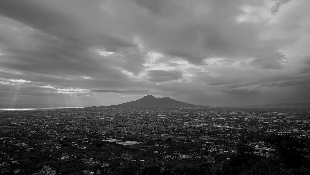 below the clouds