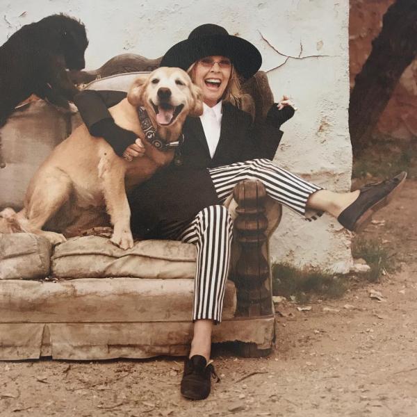 Keaton and dog