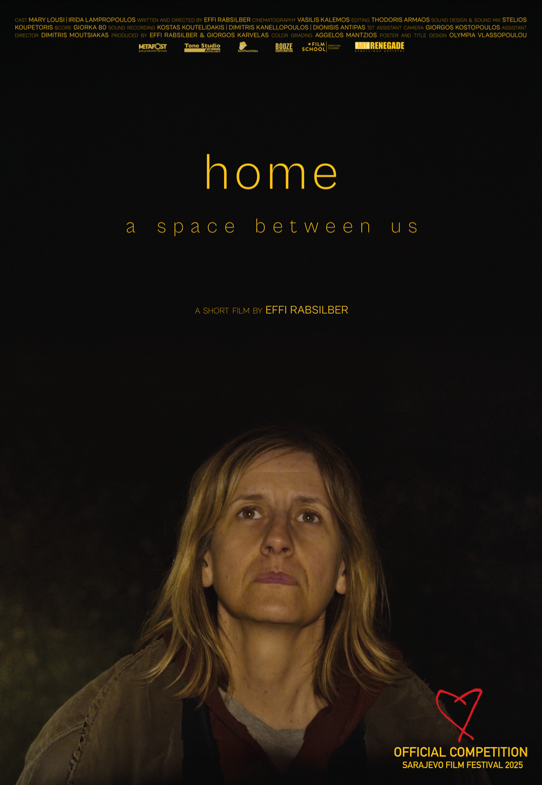 Home a space bettween us poster