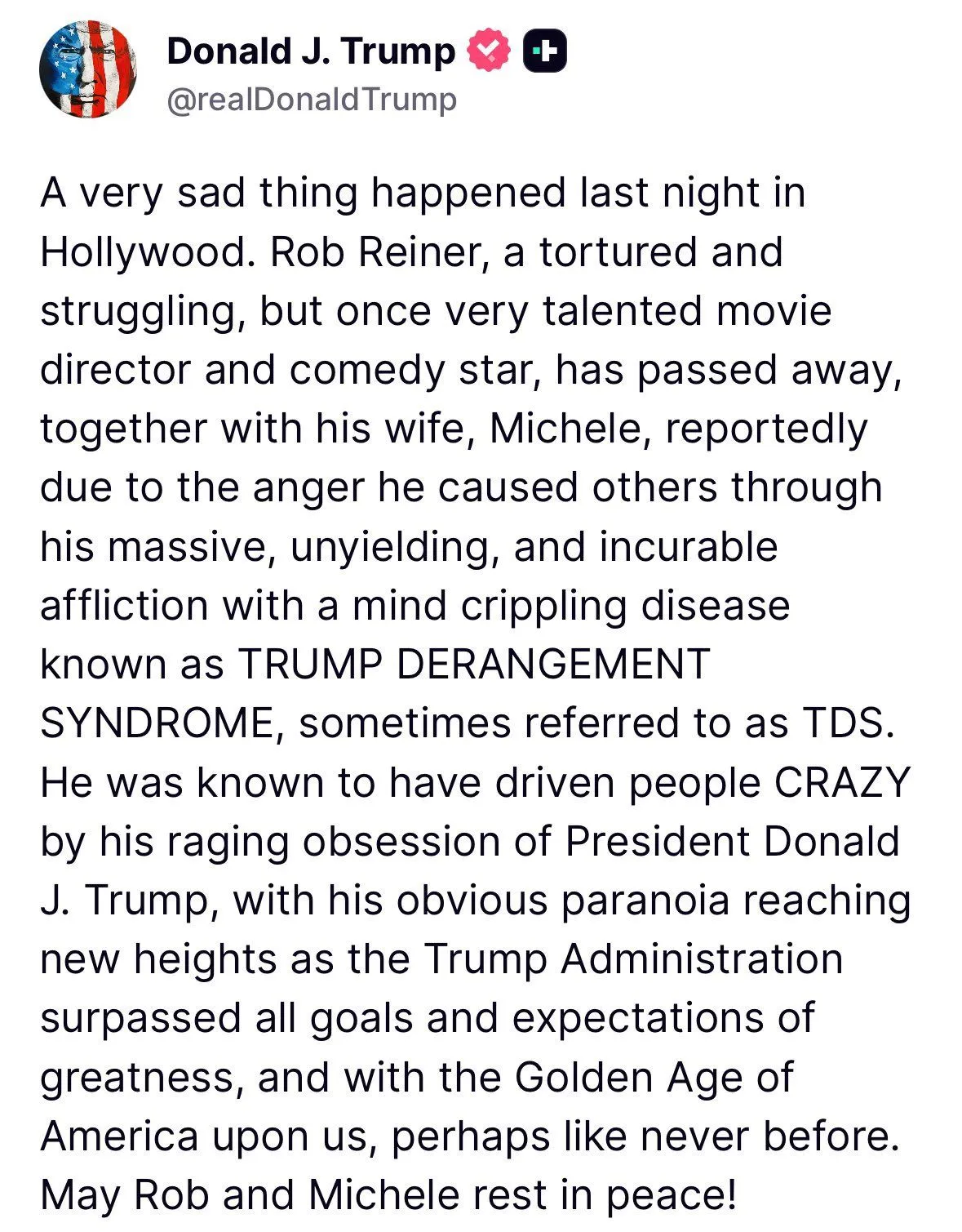 Trump rob reiner
