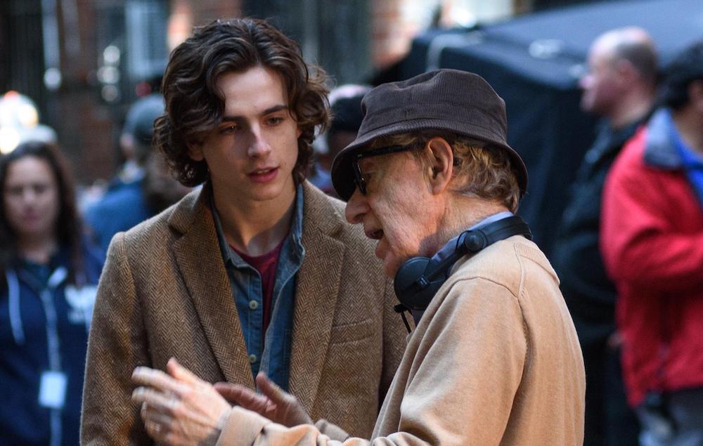 timothee chalamet woody allen