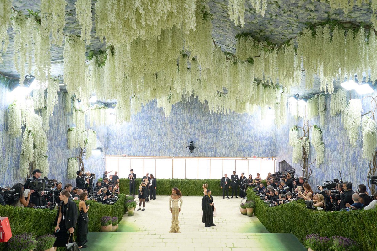 met gala entrance
