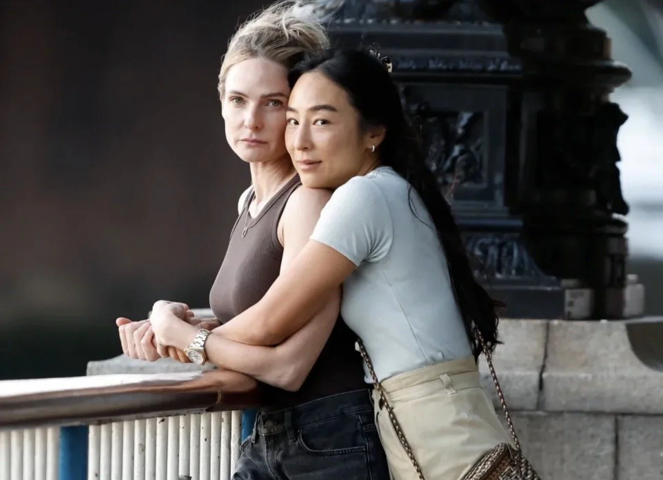 Rebecca Ferguson and Greta Lee