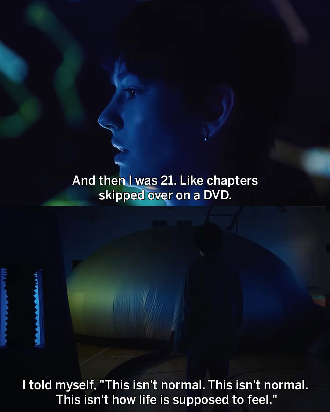 i saw the tv glow