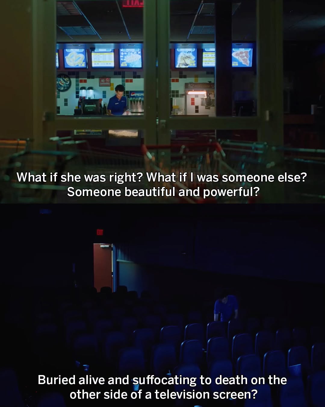 i saw the tv glow
