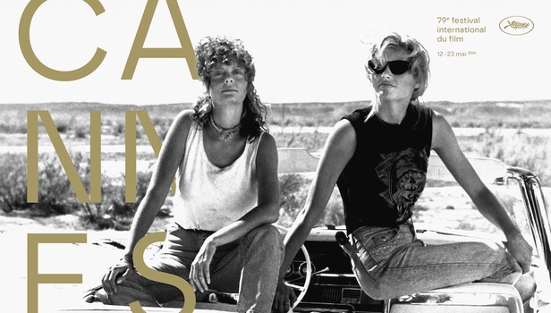 H Θέλμα και η Λουίζ στην επίσημη αφίσα του 79ου Διεθνούς Φεστιβάλ Κινηματογράφου των Καννών