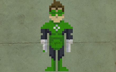 Αφίσες φτιαγμένες από pixel