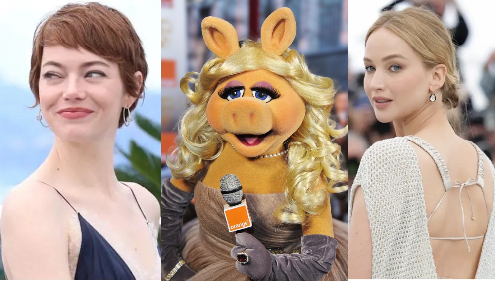 Τζένιφερ Λόρενς,  Εμα Στόουν και… «Μις Πίγκι»