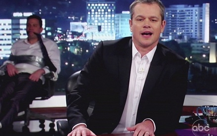 Matt Damon Live: «Welcome to Jimmy Kimmel Sucks!»