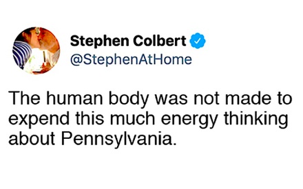 Election Anxiety? Τα πιο αστεία tweets του Χόλιγουντ απέναντι στο θρίλερ των εκλογικών αποτελεσμάτων